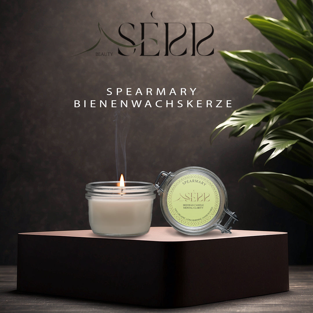 SerrBeauty Spearmary Bienenwachskerze – online kaufen