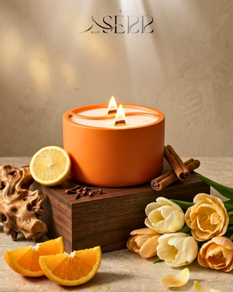 Autumn Ember Dual-Scent Natural Candle