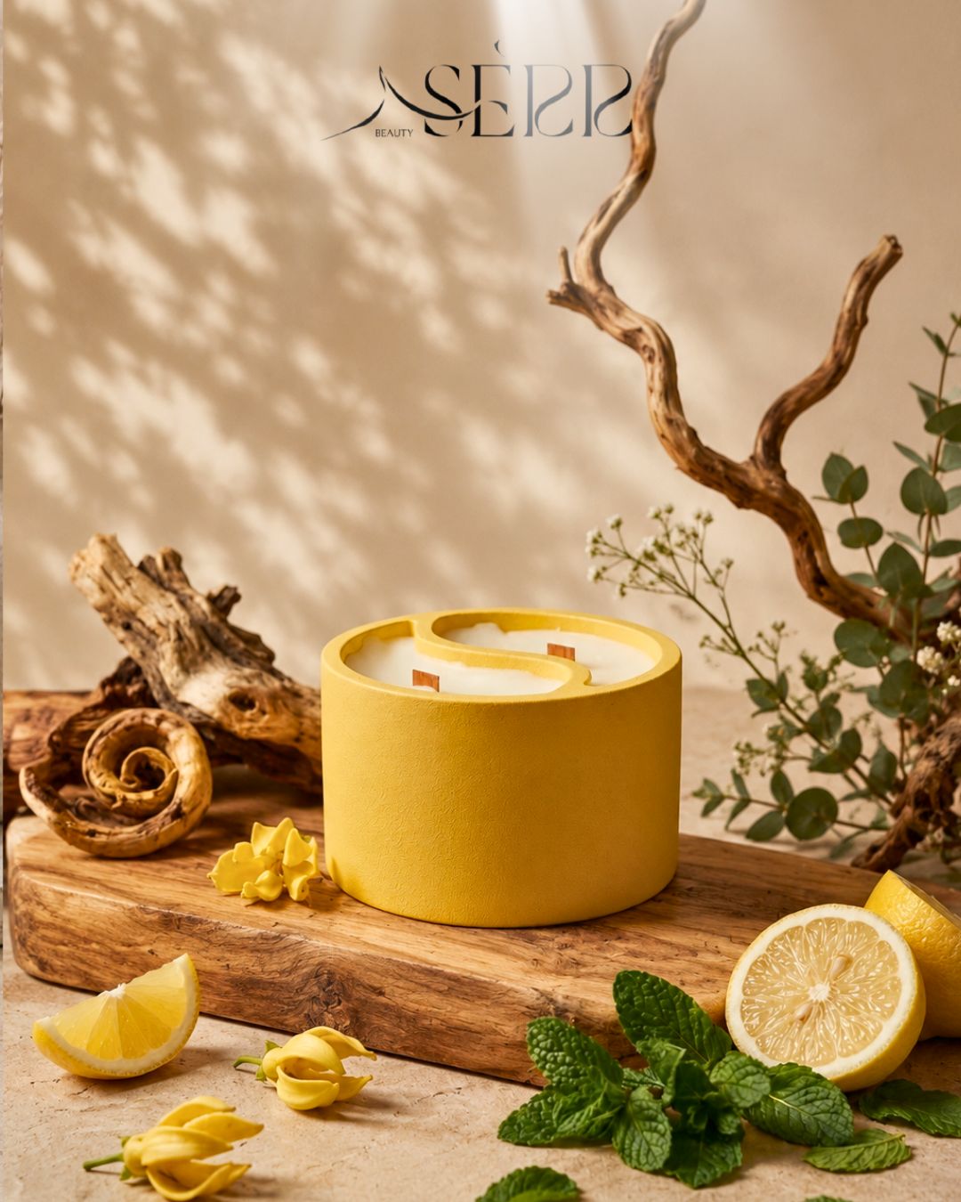 Summer Glow – Natürliche Duftkerze mit zwei Duftseiten