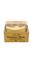 Summer Glow – Duftkerze aus Sojawachs mit zwei Duftseiten