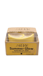 Summer Glow – Duftkerze aus Sojawachs mit zwei Duftseiten