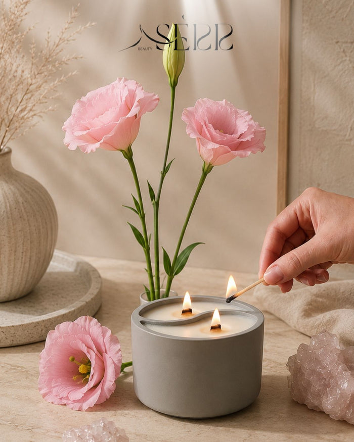 Winter Hush – Duftkerze aus Sojawachs mit zwei Duftseiten