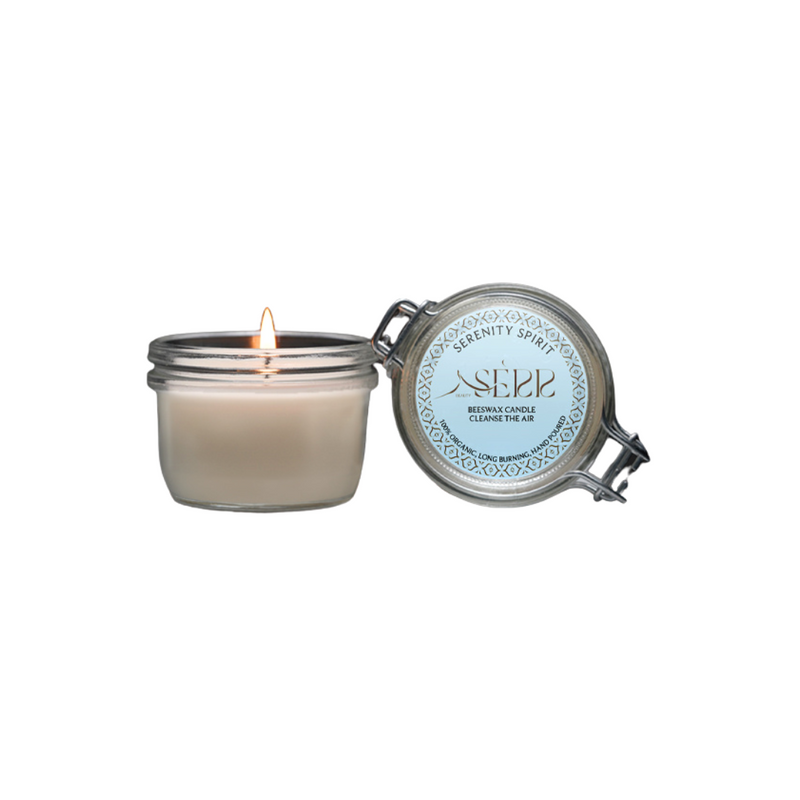 SerrBeauty Serenity Spirit Bienenwachs Duftkerze 125 g